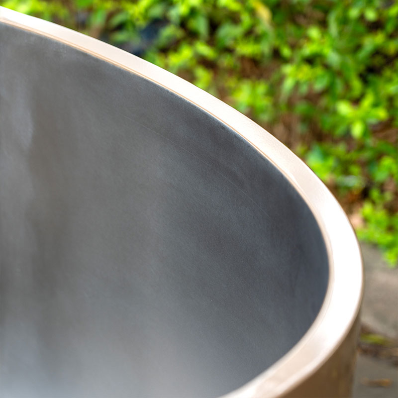 شیمپین گولڈ مکمل 304 سٹینلیس سٹیل کولڈ پلنگ ٹب