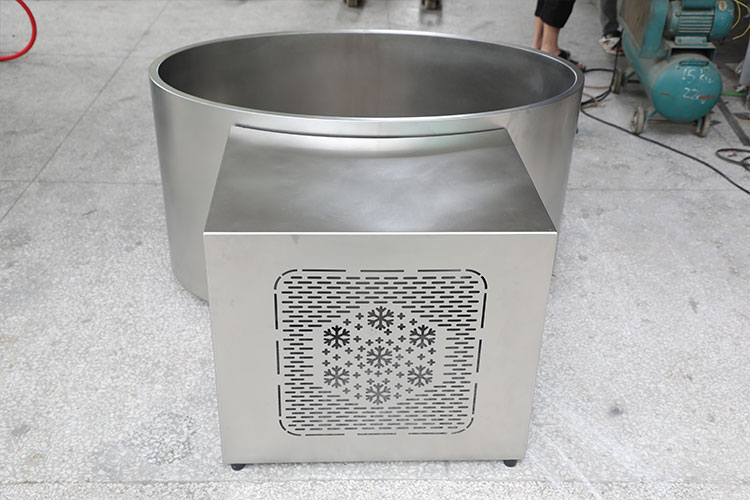 All-Stainless Steel Oval Cold Plunge Tub